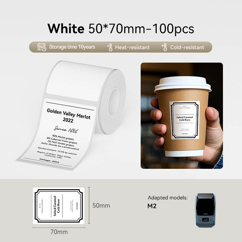 Thermal Transfer Label Printer Labels for M2, M3-51