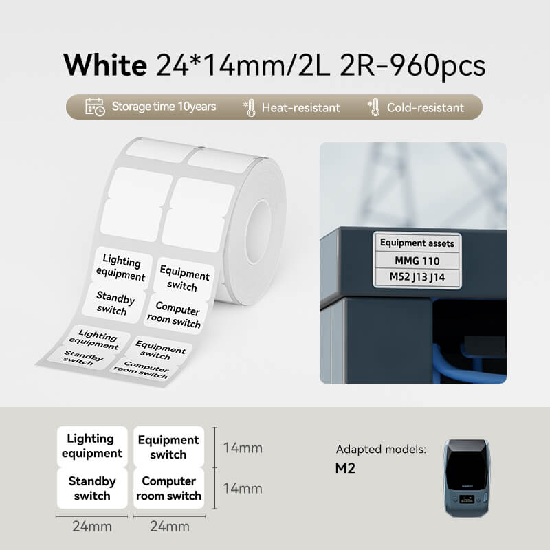 Thermal Transfer Label Printer Labels for M2, M3-71