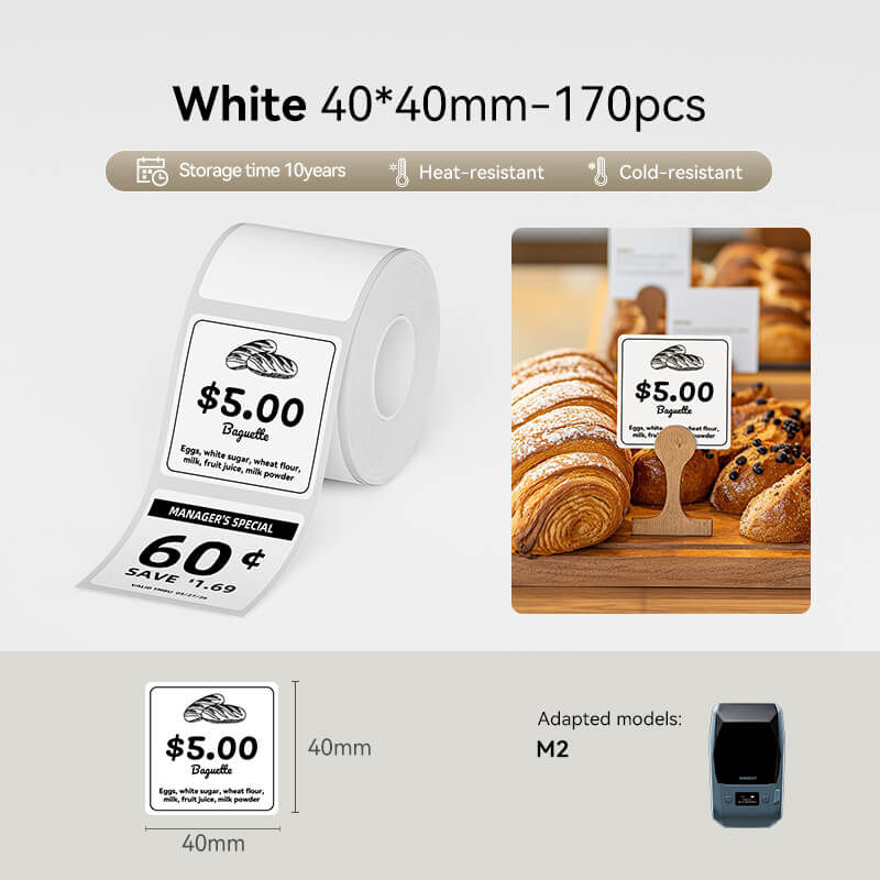 Thermal Transfer Label Printer Labels for M2, M3-65