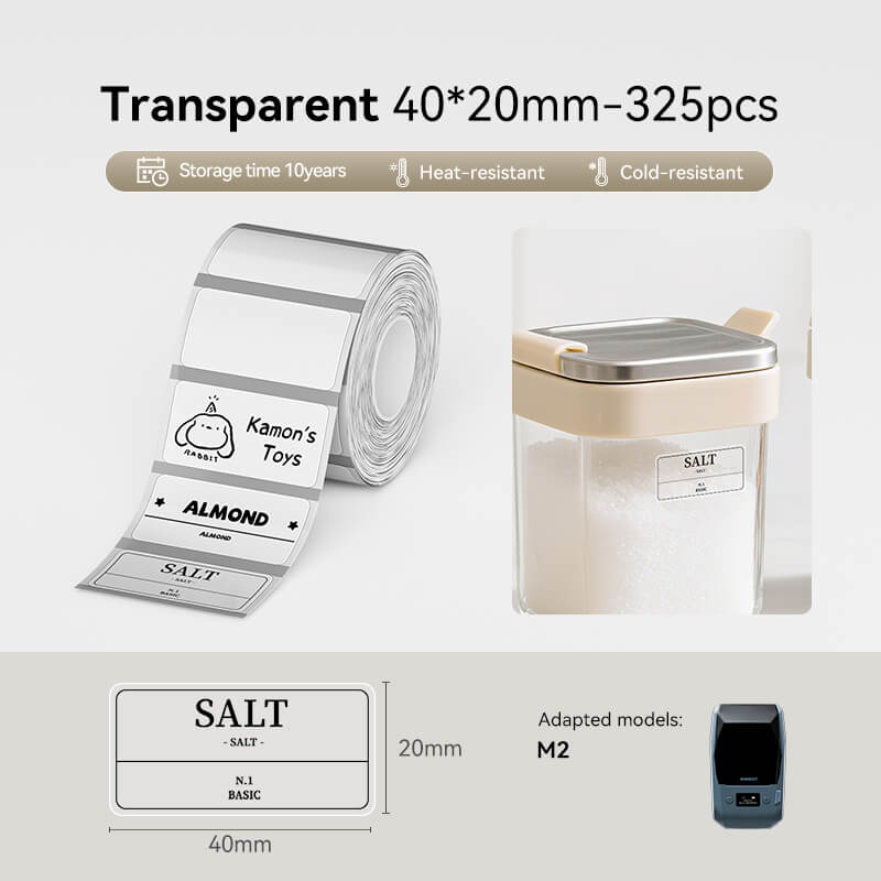 Thermal Transfer Label Printer Labels for M2, M3