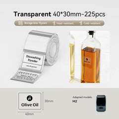 Thermal Transfer Label Printer Labels for M2, M3-52