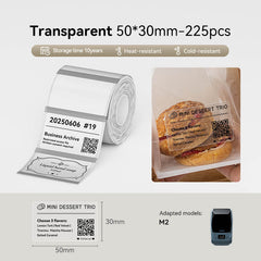 Thermal Transfer Label Printer Labels for M2, M3-63