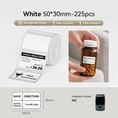 Thermal Transfer Label Printer Labels for M2, M3-48