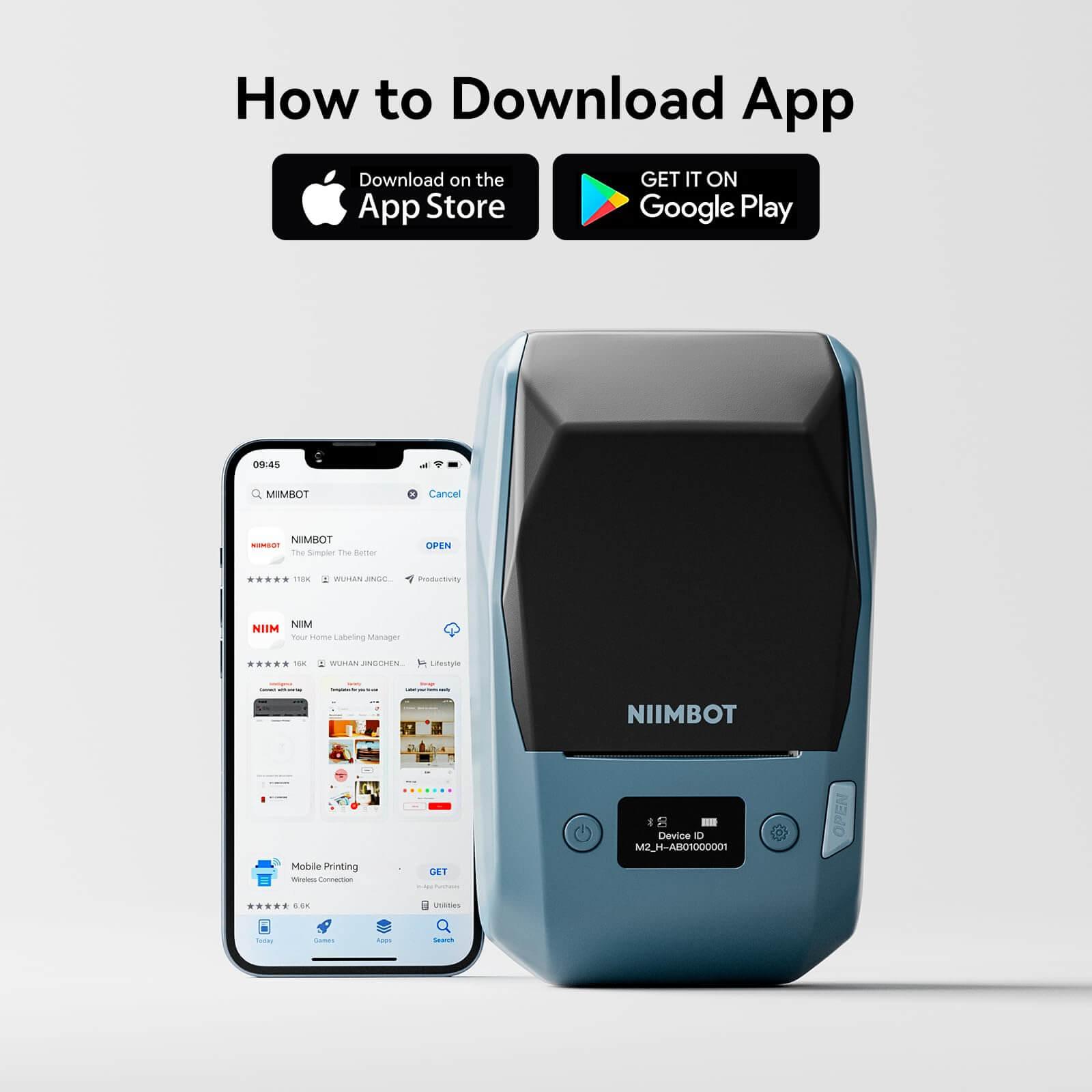 NIIMBOT M2 2 Inch Thermal Transfer Label Maker