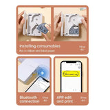 NIIMBOT N1 Pure Color Label Stickers, Durable PET Material, No Fading
