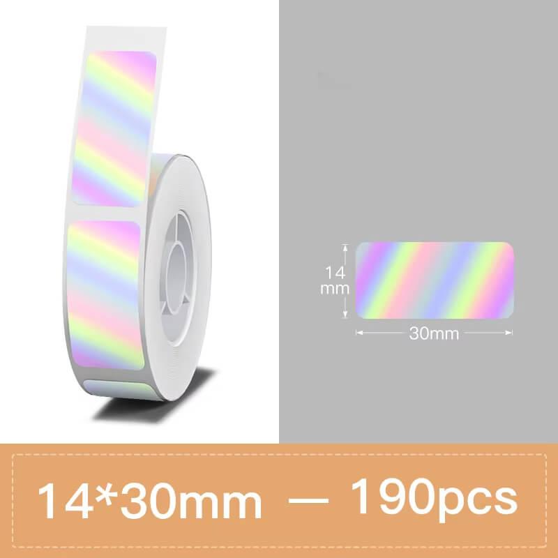 NIIMBOT N1 Pure Color Label Stickers, Durable PET Material, No Fading