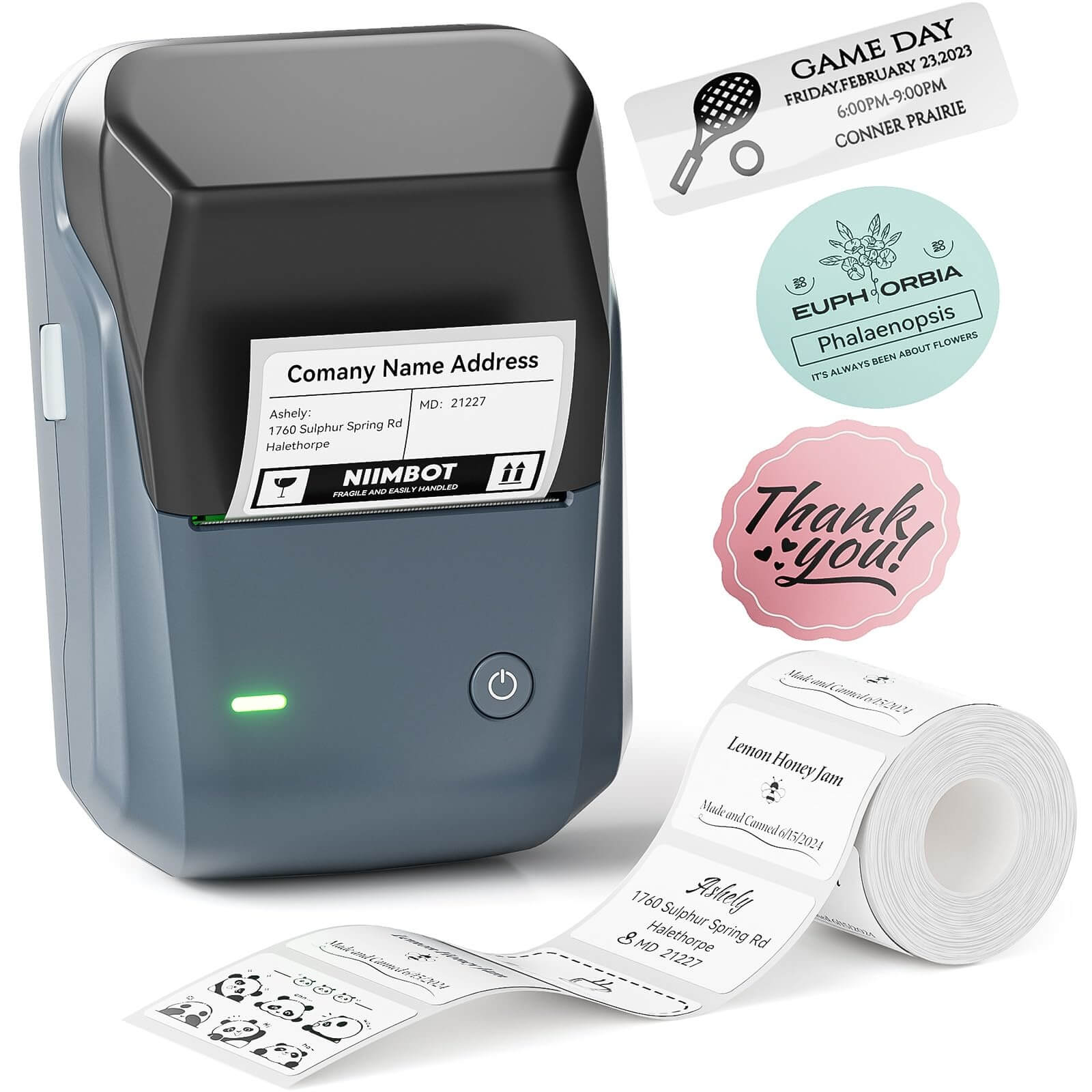 B1 Inkless Thermal Label Printer, Create Professional Business Labels with Ease-1