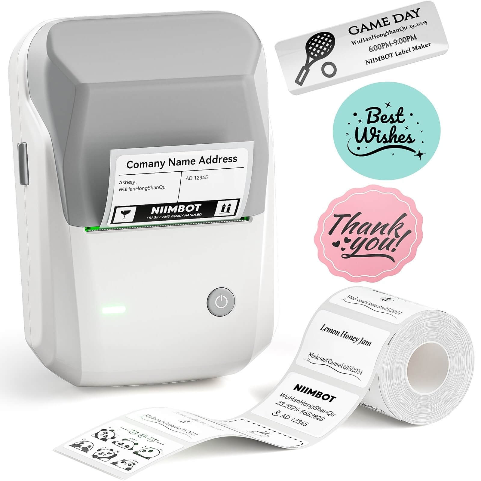 B1 Inkless Thermal Label Printer, Create Professional Business Labels with Ease