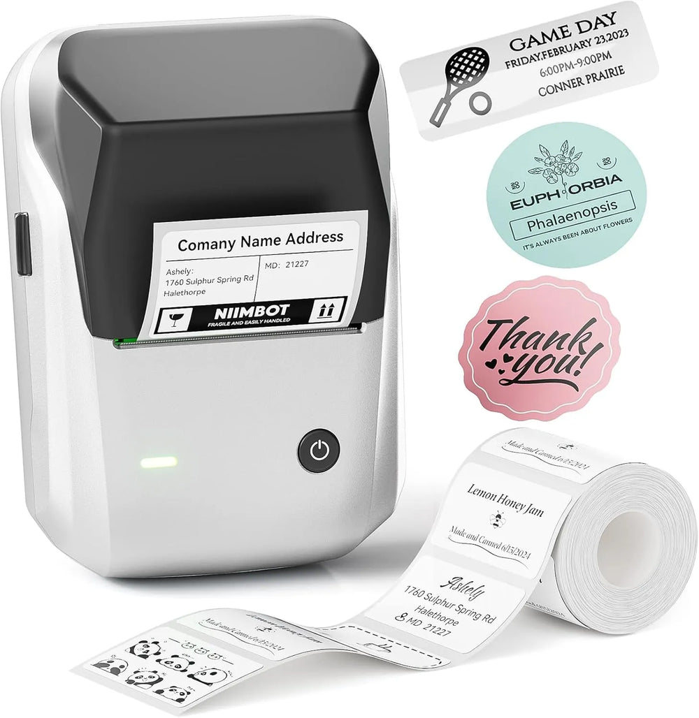NIIMBOT B1 Multifunctional Office Label Printer for Home, Business silver