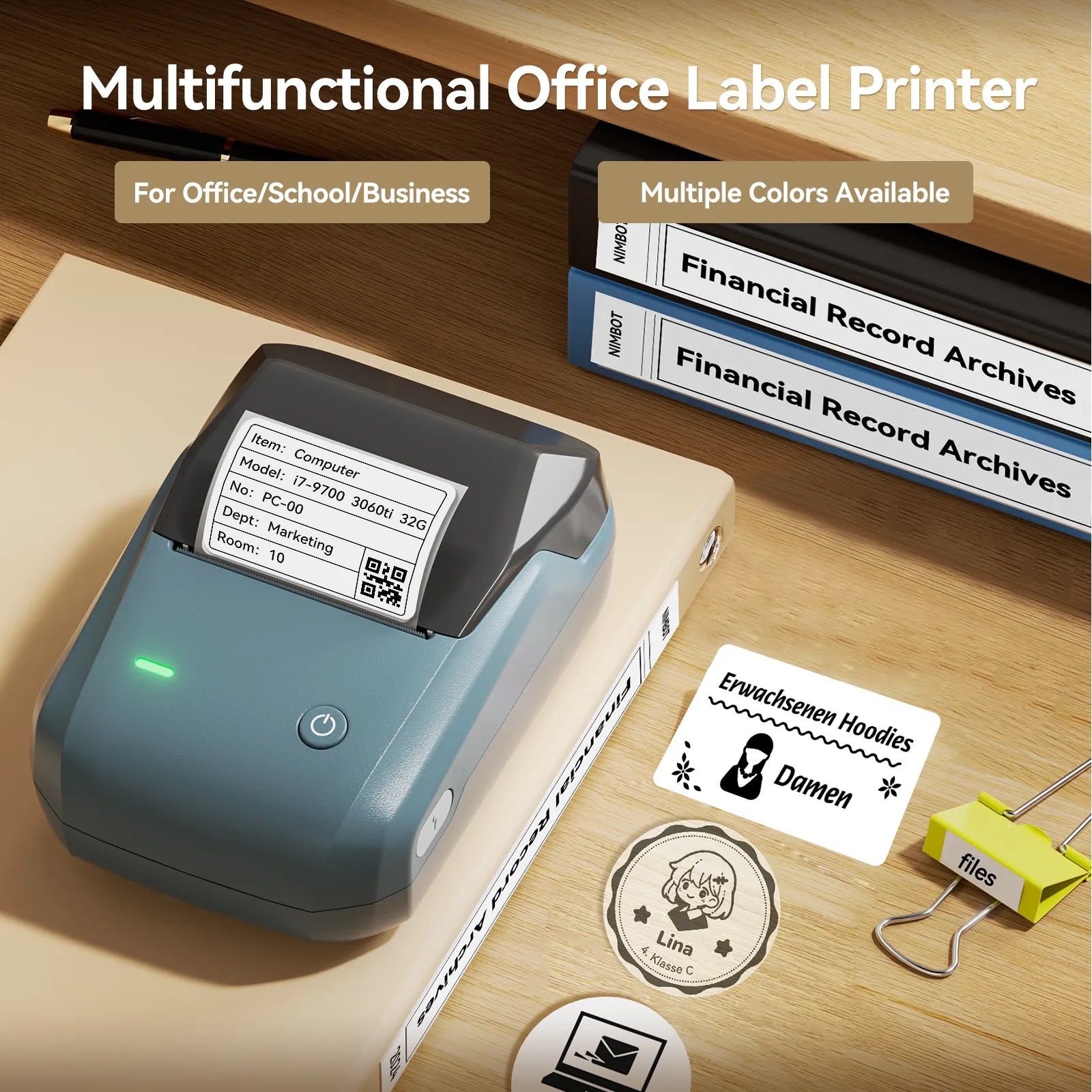NIIMBOT B1 Multifunctional Office Label Printer