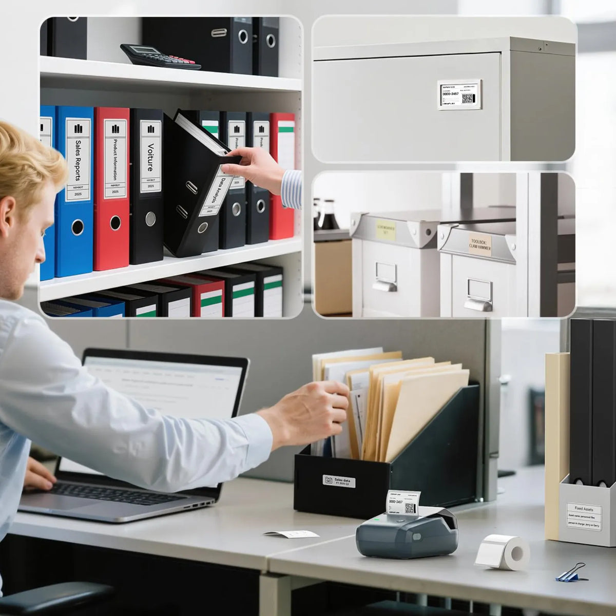 Lablu Robi Office B1 Inkless Multifunctional Office Label Maker – Zitons