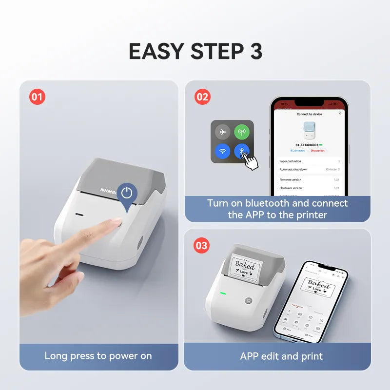 NIIMBOT B1 Thermal Logistics Label Printer