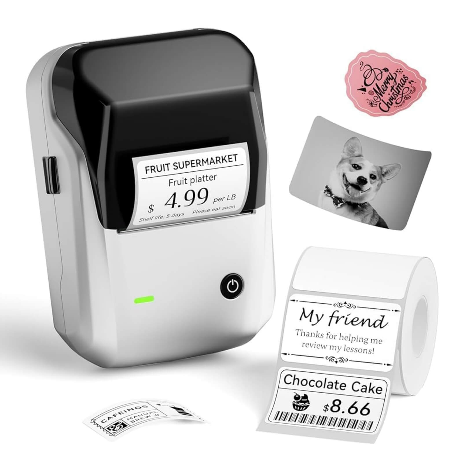 B1 Thermal Logistics Label Printer, for Shipping Packages, Support Android, iPhone, Windows