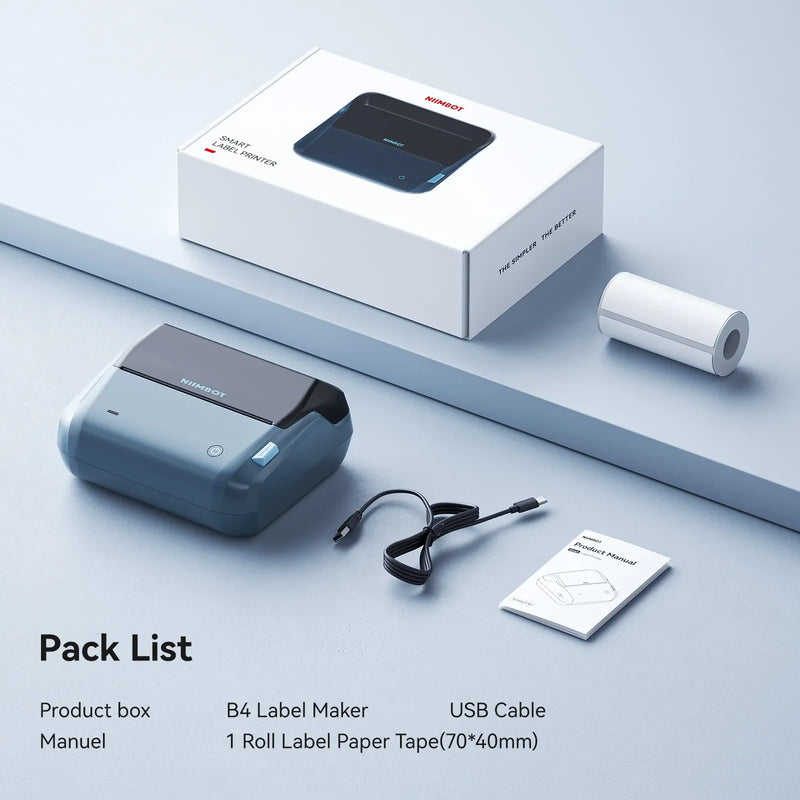 B4 Inkless Thermal Label Maker for Shipping Label, Idea for bussiness&offices-9
