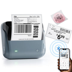 B4 Inkless Thermal Label Maker for Shipping Label, Idea for bussiness&offices-1