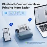 B4 Inkless Thermal Label Maker for Shipping Label, Idea for bussiness&offices
