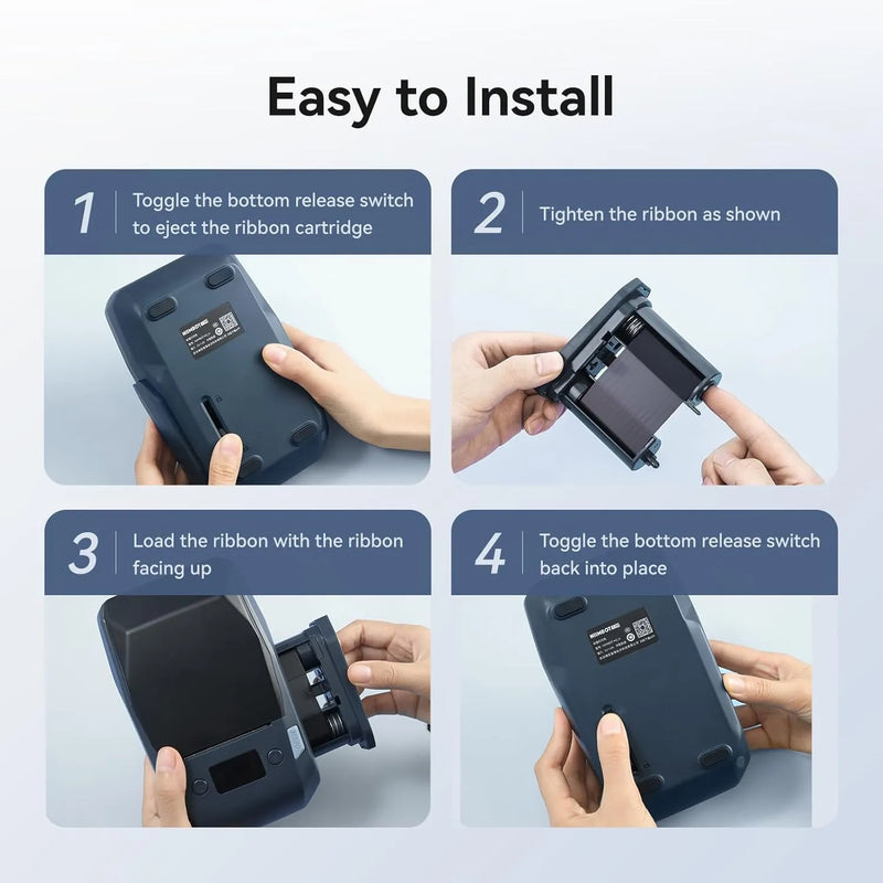 NIIMBOT Compatible M2 Labeling Ribbon, Replacement Refill Tapes