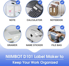 D101 Thermal Inkless Mobile Printer, Effortless Labeling Made Easy-3