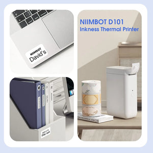 NIIMBOT D101 Thermal Inkless Mobile Printer, Effortless Labeling Made Easy