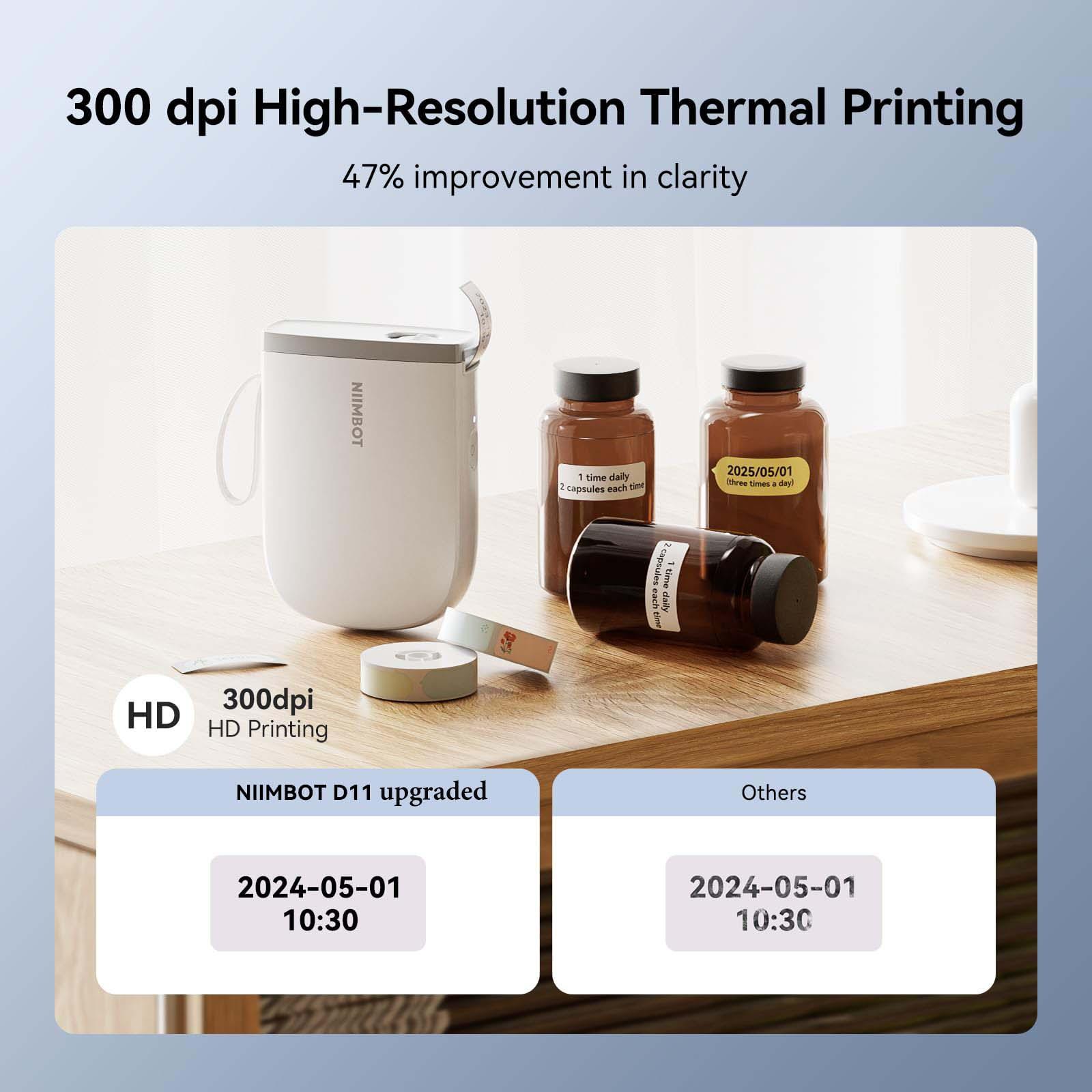 NIIMBOT D11 300dpi