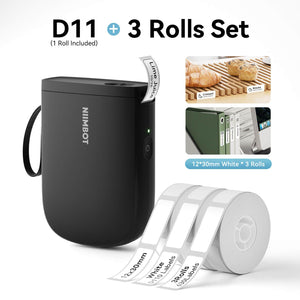 NIIMBOT D11 rolls set black