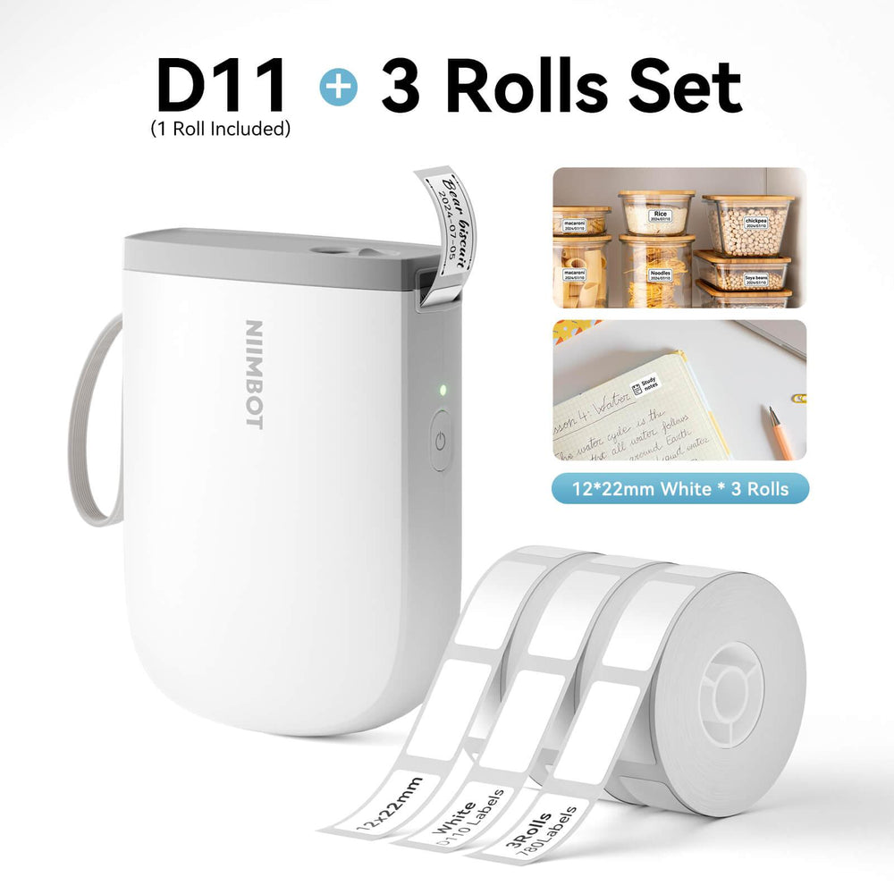 NIIMBOT D11 rolls set white
