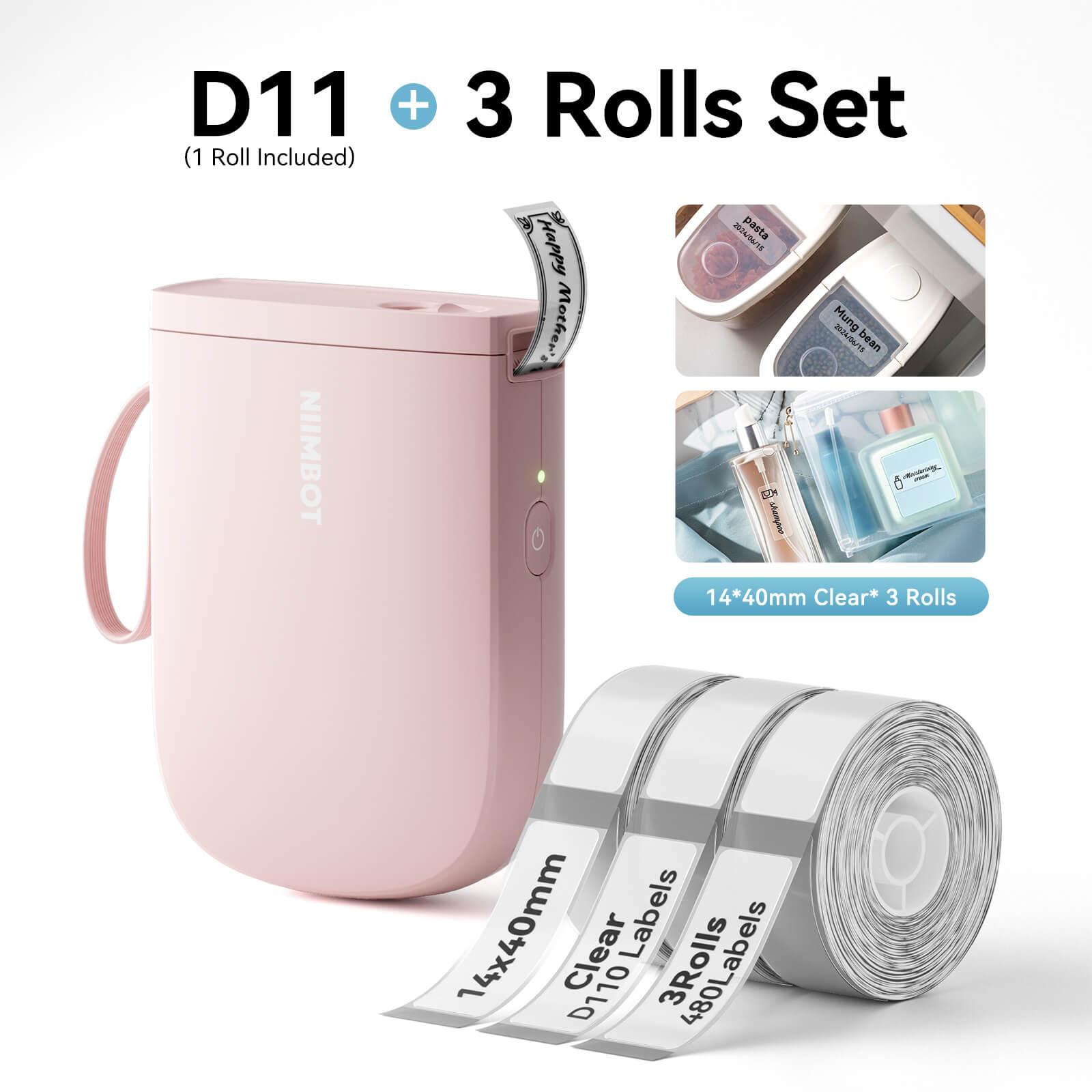 NIIMBOT D11 upgraded pink 14x40