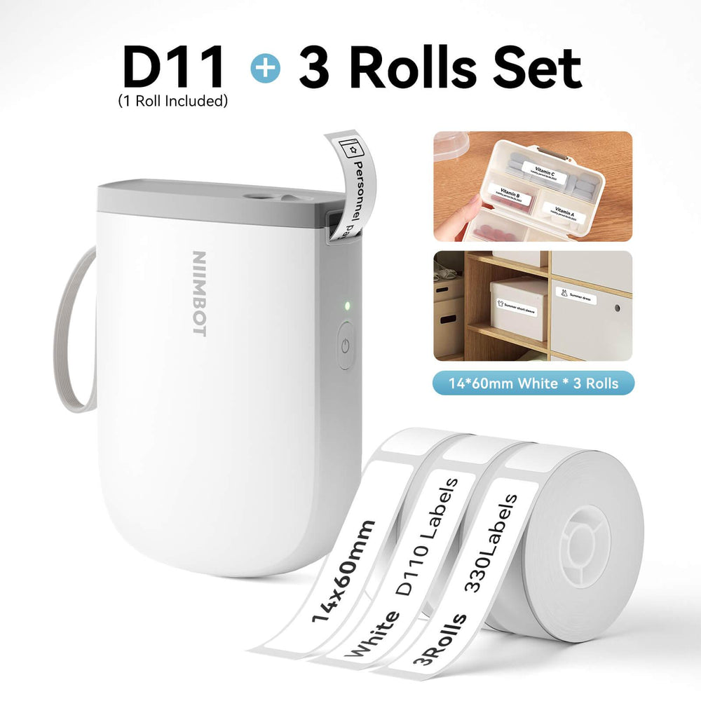 NIIMBOT D11 upgraded white