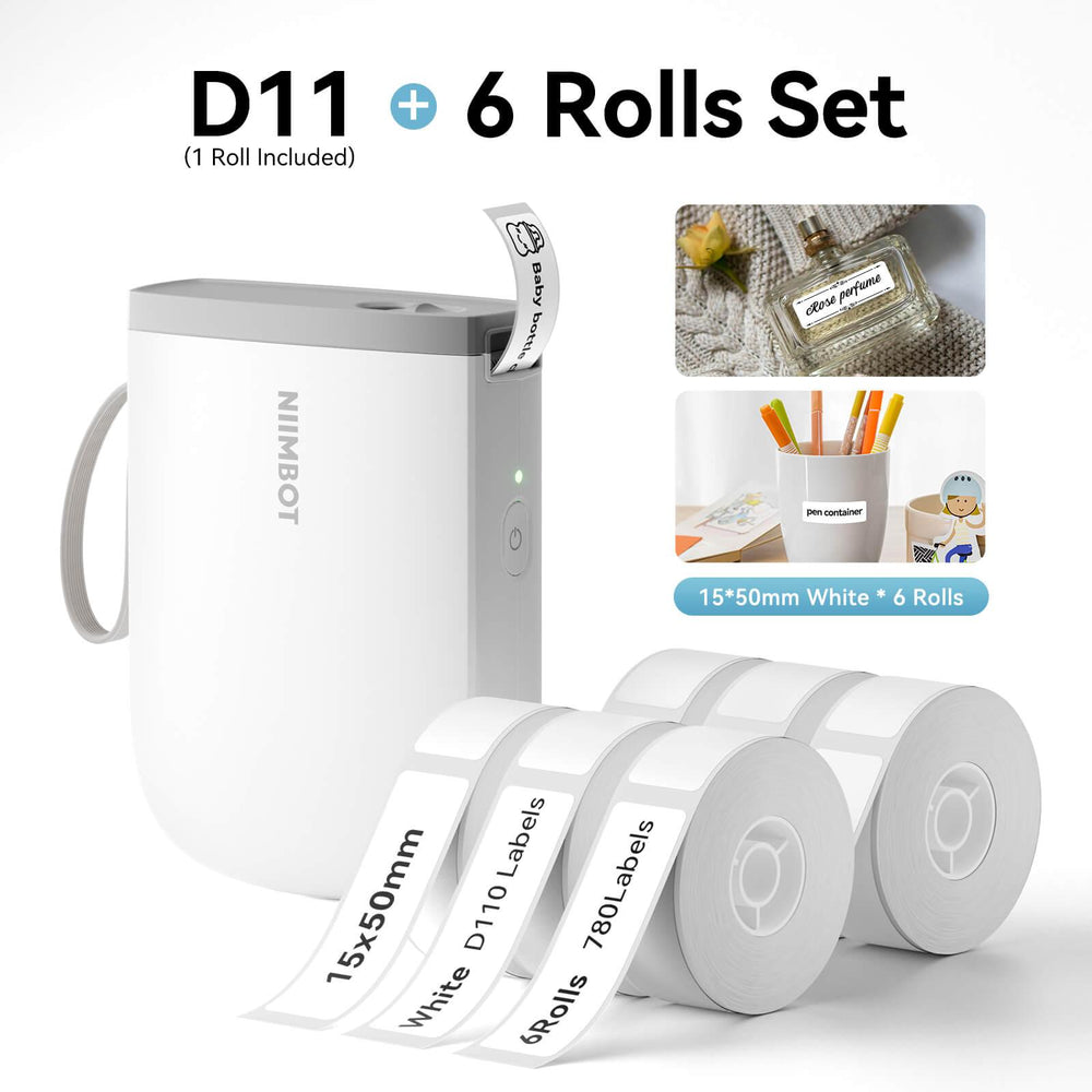 NIIMBOT D11 upgraded white