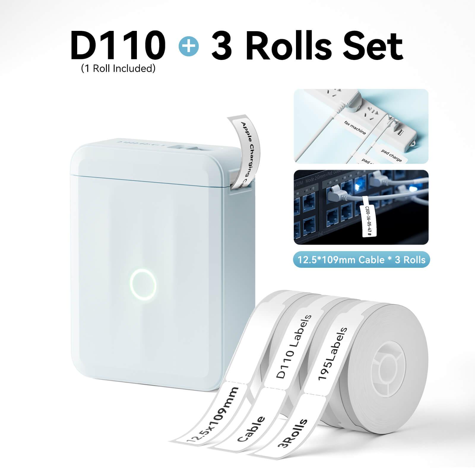 NIIMBOT D110 Label maker blue 12x109