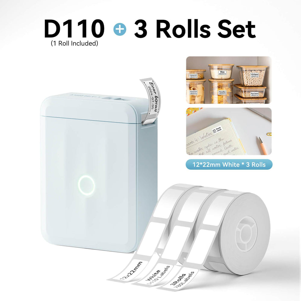 NIIMBOT D110 Label maker blue 12x22