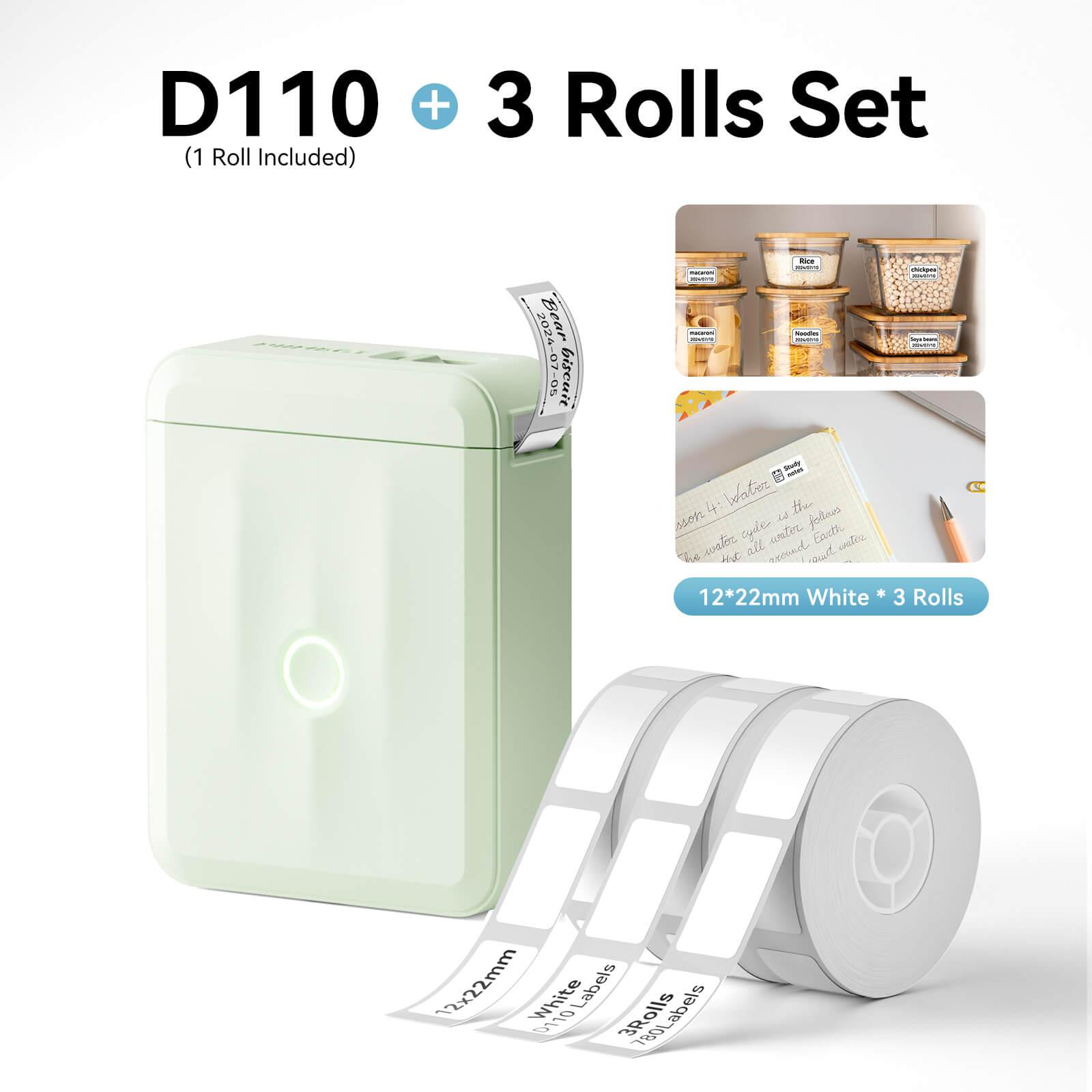 NIIMBOT D110 Label maker green 12x22