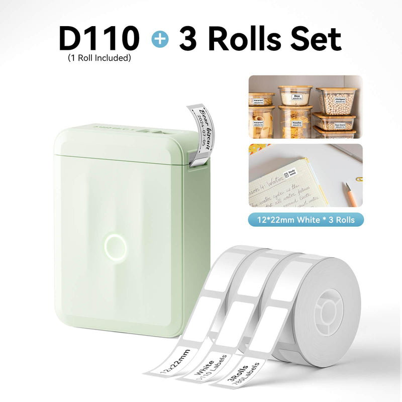 NIIMBOT D110 Label maker green 12x22