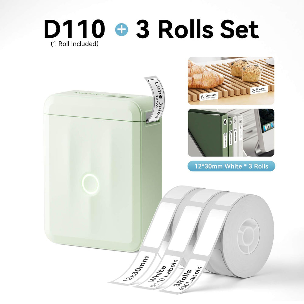 NIIMBOT D110 Label maker green 12x30