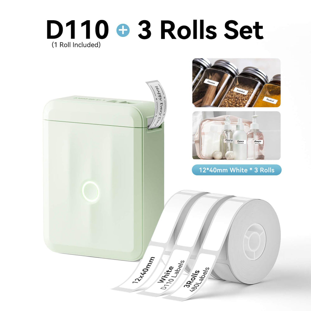 NIIMBOT D110 Label maker green 12x40