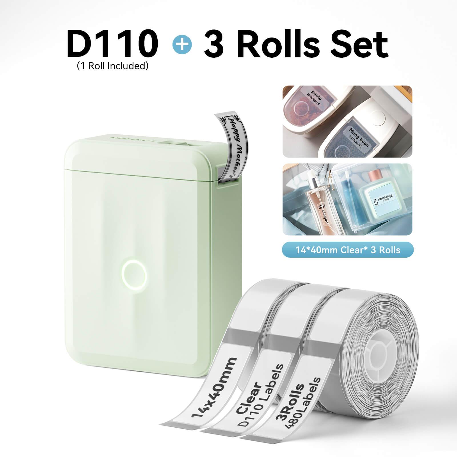 NIIMBOT D110 Label maker green 14x40