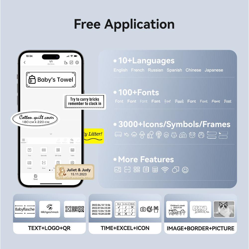 NIIMBOT D110 free application