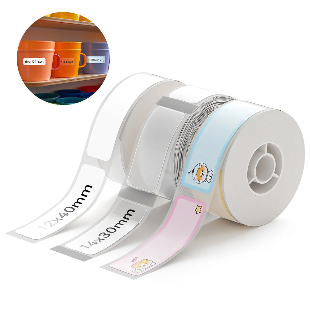 NIIMBOT white Label Tape Set