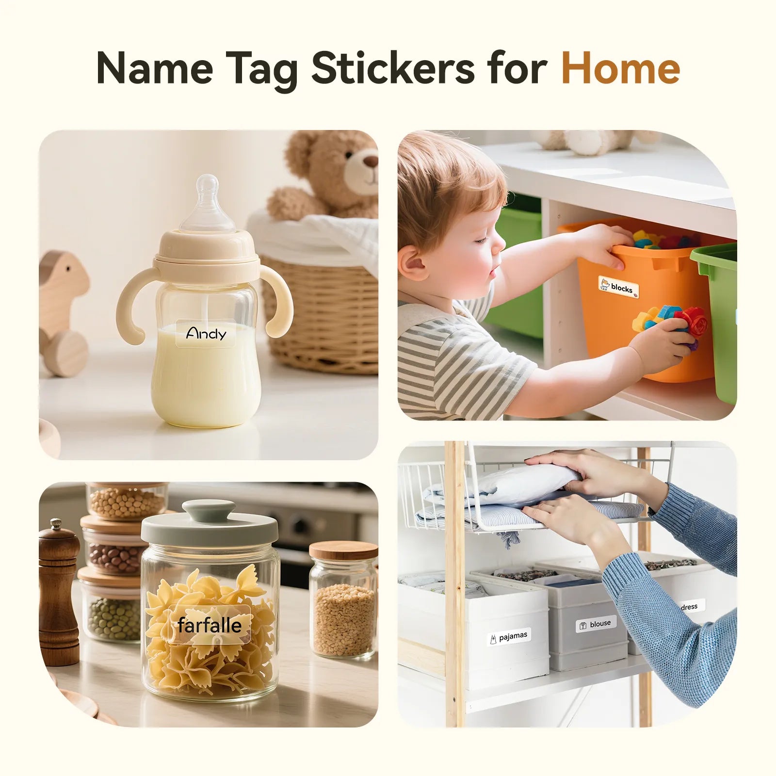 NIIMBOT white Label Tape Set