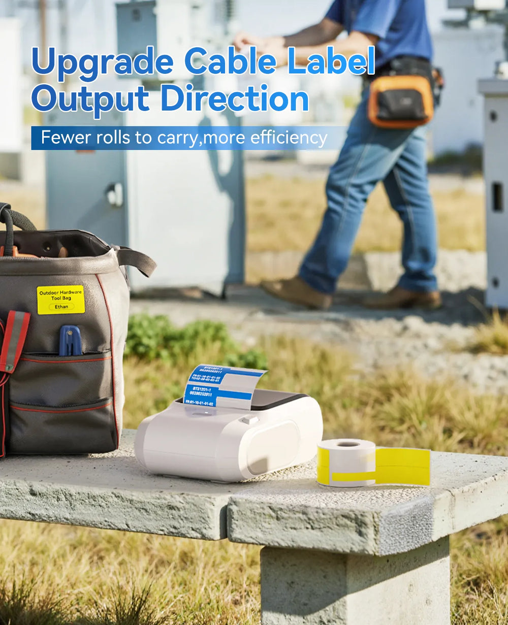 NIIMBOT M3 Inkless Label Maker, 3 Inch Bluetooth Color Thermal Transfer Printer