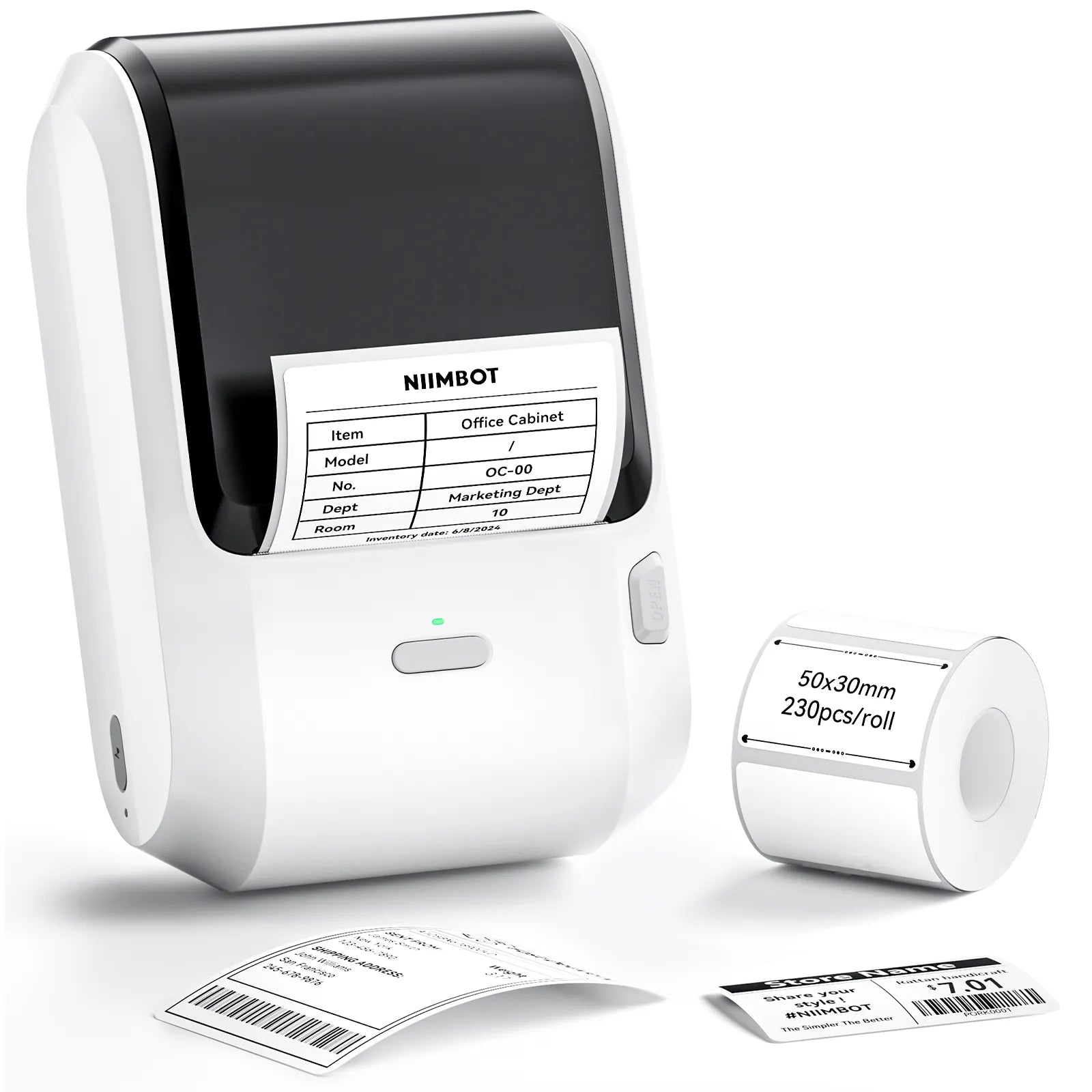 M3 Inkless Label Maker, Bluetooth Color Thermal Transfer Printer for Shipping-10