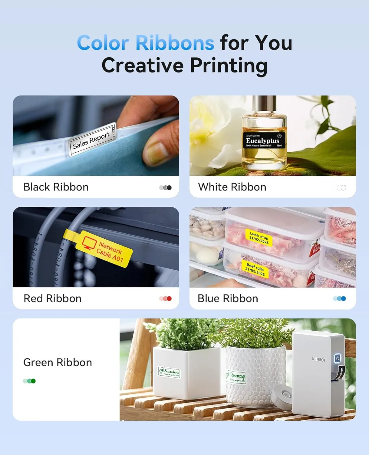 N1 0.5 Inch Thermal Transfer Portable Bluetooth Label Maker