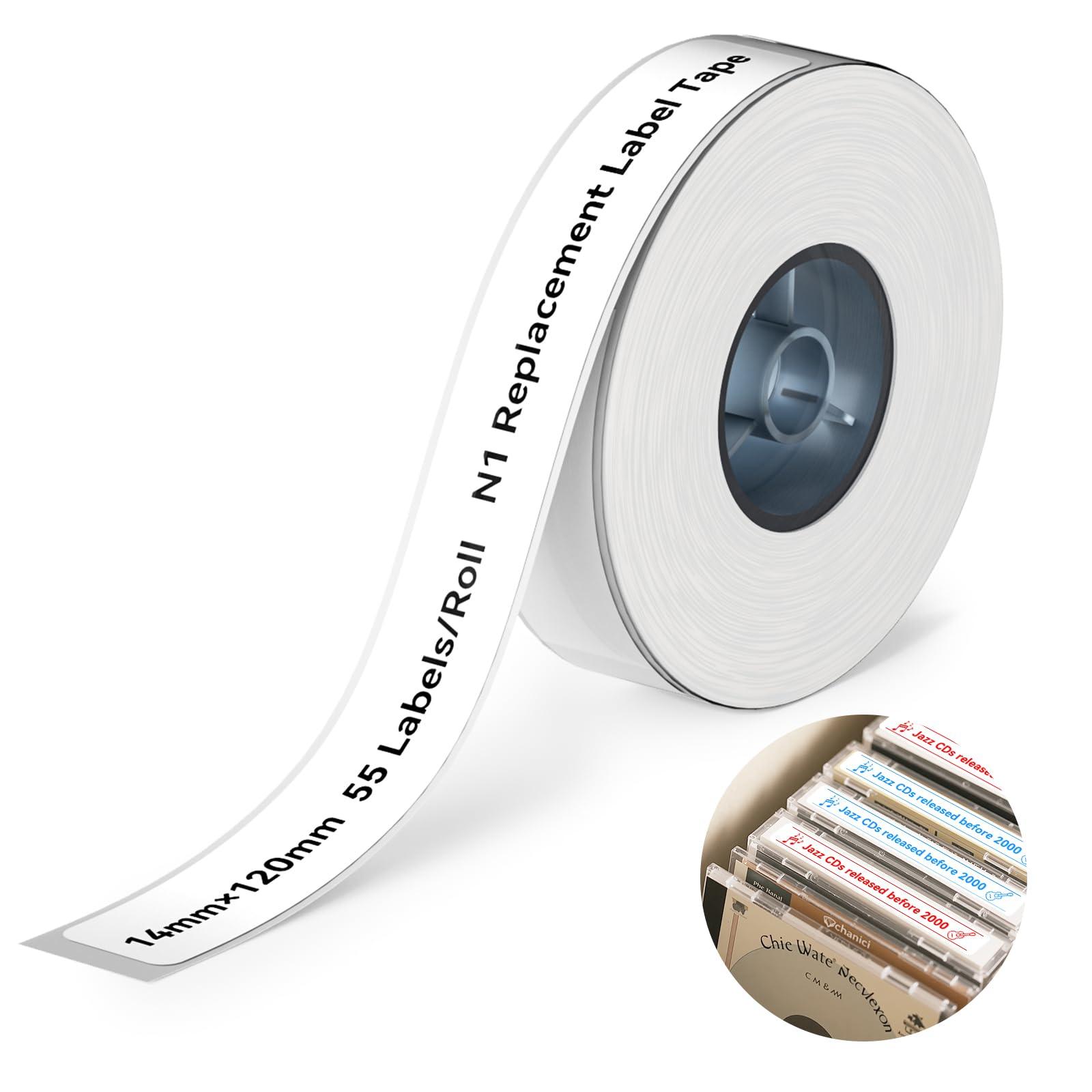 NIIMBOT N1 Pure Color Label Stickers, Durable PET Material, No Fading