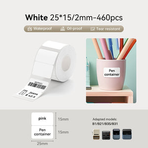 NIIMBOT Thermal Sticker Label Paper for B1 B21 B3S B31 Waterproof Marking Label Price Tag Adhesive Tape Price-tag Sticker