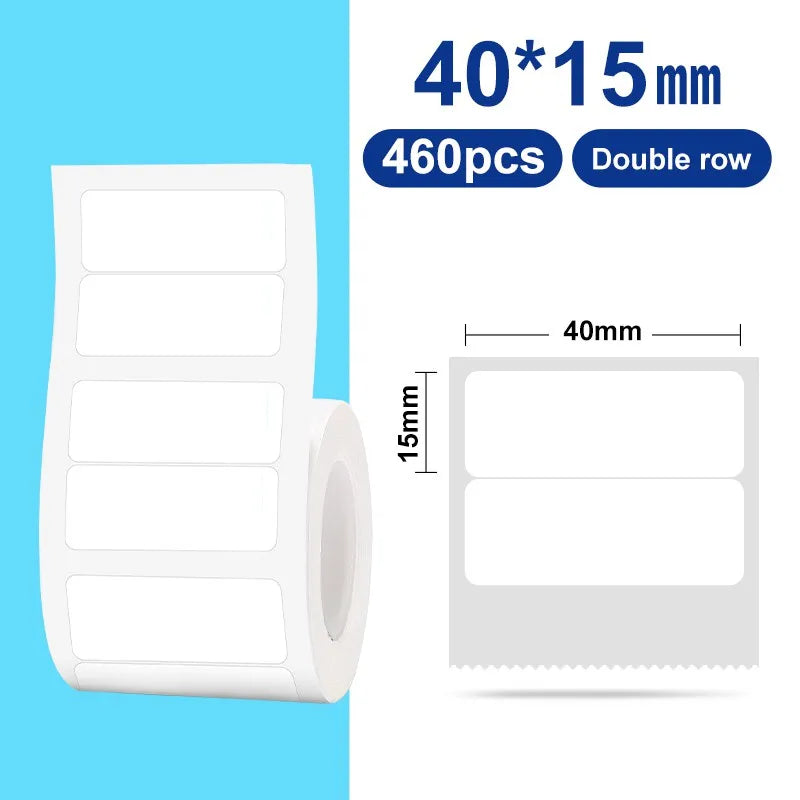 NiiMBOT White Round Color Label Sticker Self-adhesive Paper Thermal Waterproof Digital Number Cake Sealing Roll f B21 B1 Printer