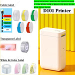 Niimbot D101 Wireless Label Printer Portable Pocket Sticker Printer Mini Bluetooth Thermal Printer Fast Printing Home Use Office
