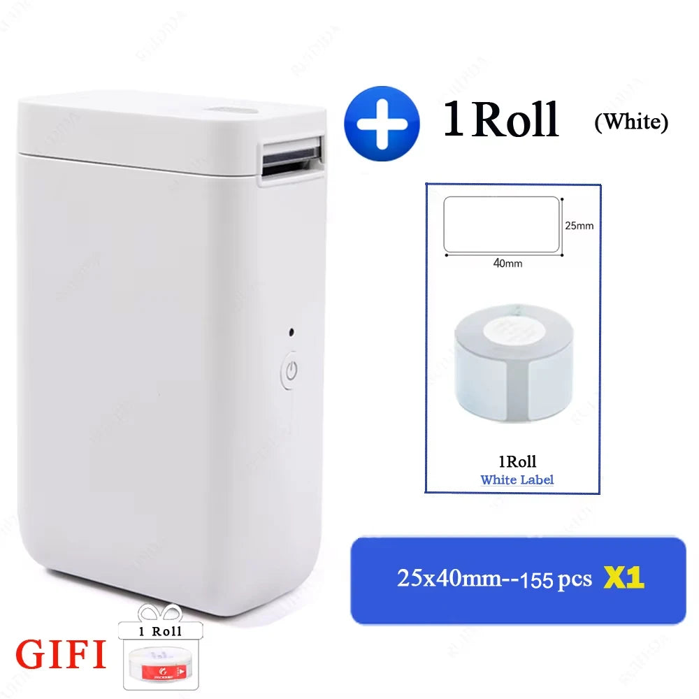 Niimbot D101 Wireless Label Printer Portable Pocket Sticker Printer Mini Bluetooth Thermal Printer Fast Printing Home Use Office
