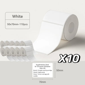 NIIMBOT B21/B1/B3S White Thermal Label Sticker Paper Printable 20-50mm