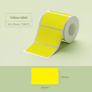 Niimbot B21/B1/B3S Thermal Label Sticker Paper Printable White 20-50mm Width Clothing Tag Commodity Price Food Self-Adhesive