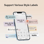 Niimbot D110 Mini Handheld Thermal Label Maker Wireless Sticker Machine Inkless Pocket with Label Sticker for Home Office